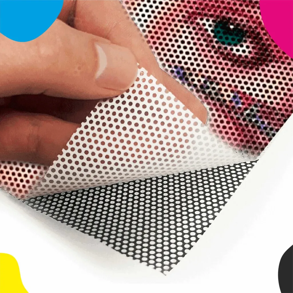 Çin One Way Vision (Delikli Folyo) Baskı